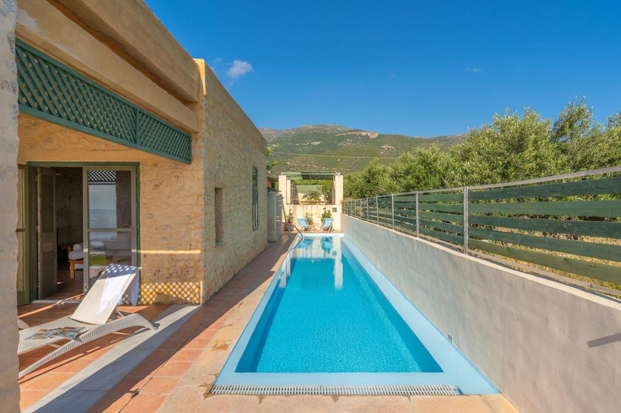 Villa Mediterranea, With Heated Pool Livadia  Dış mekan fotoğraf