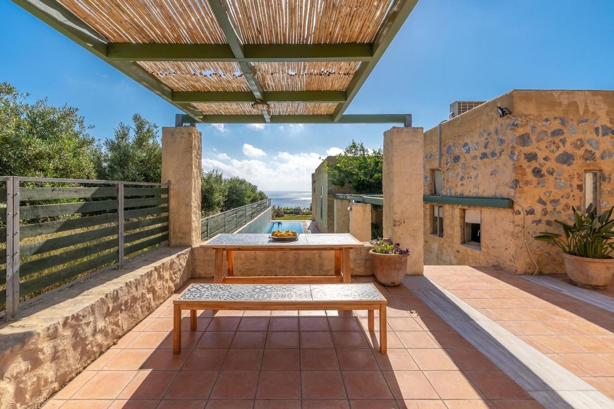 Villa Mediterranea, With Heated Pool Livadia  Dış mekan fotoğraf