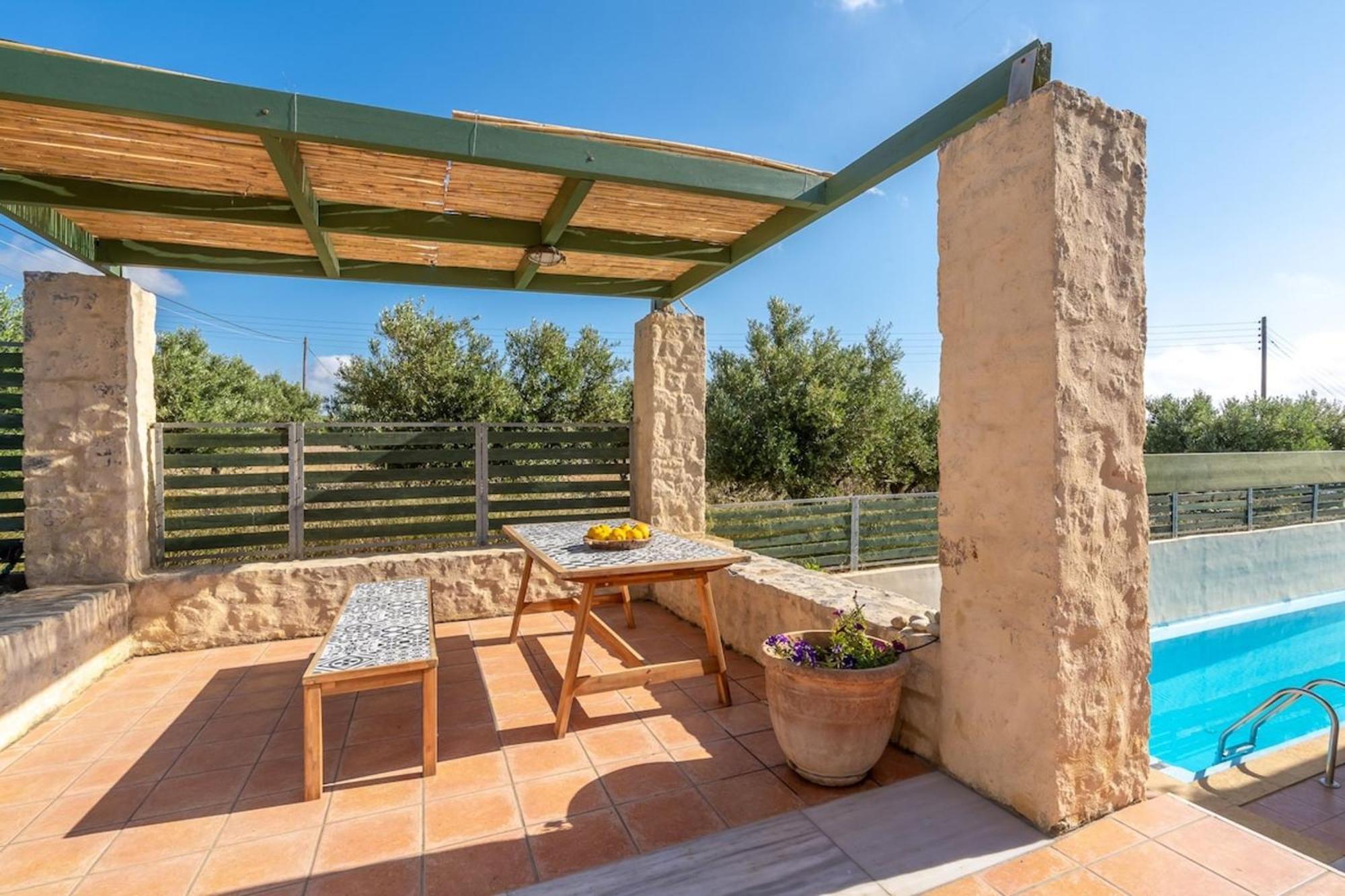 Villa Mediterranea, With Heated Pool Livadia  Dış mekan fotoğraf